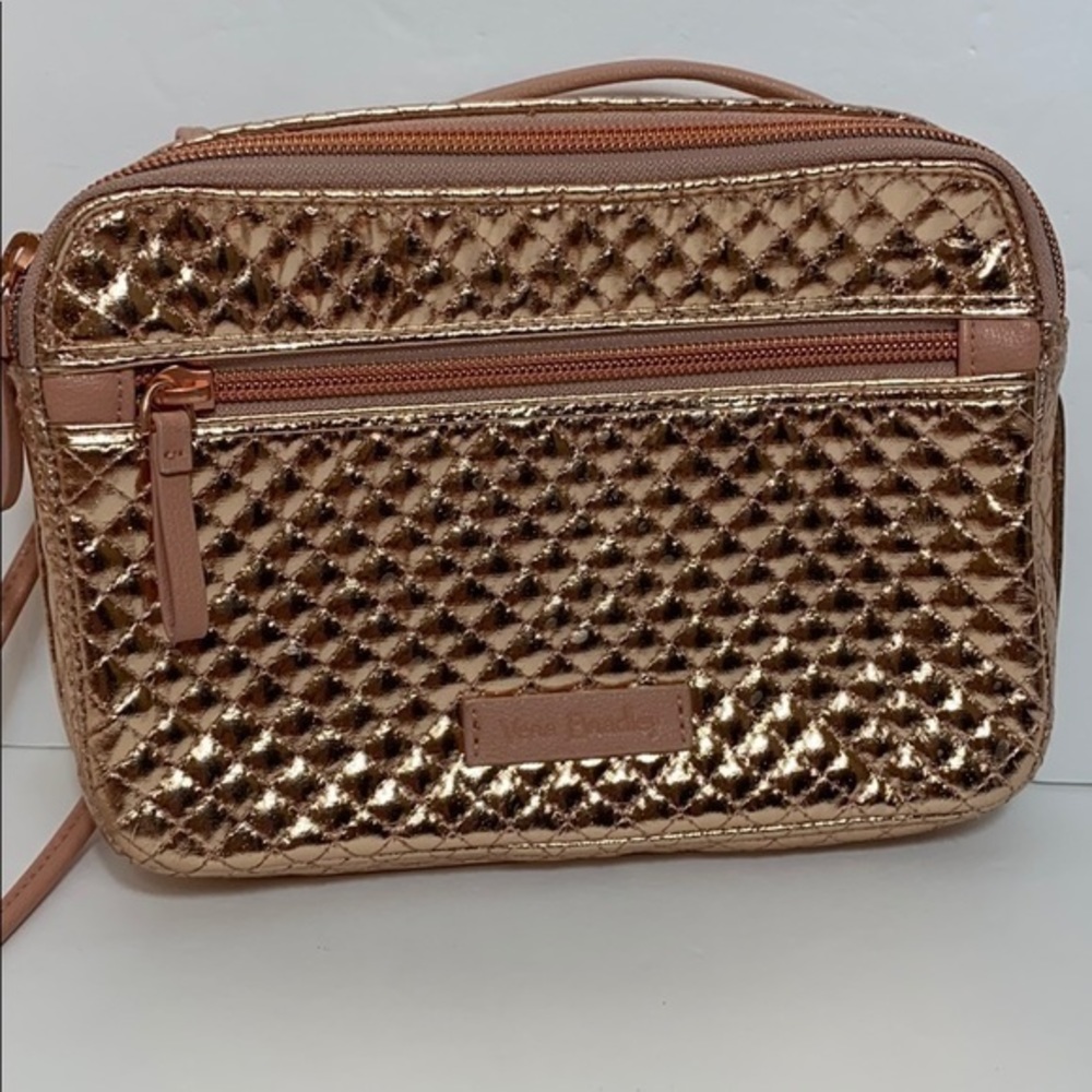 Vera Bradley Rose Gold Crossbody Bag - Picture 4 of 7